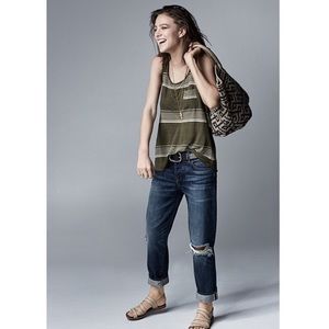 Lucky Brand Sienna Torn Knee Jeans